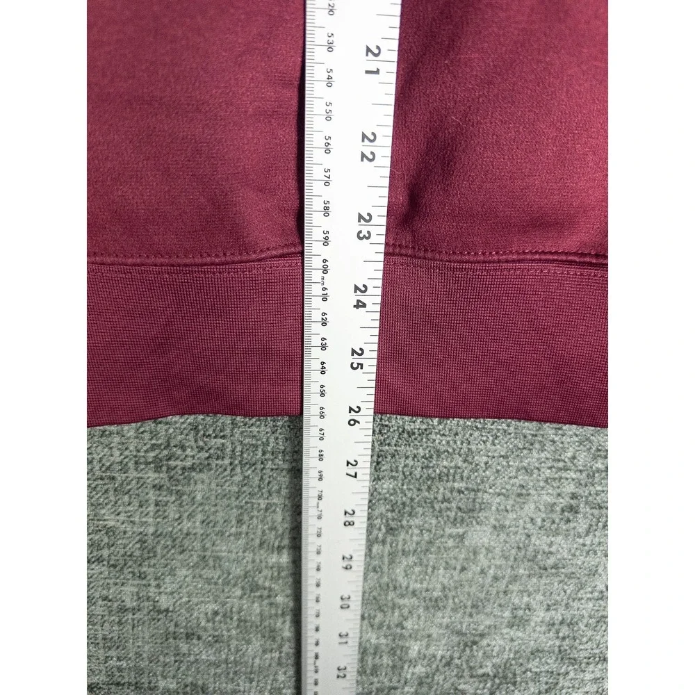 Nike Dri-Fit Virginia Tech Hokies Pullover Hoodie Mens M Maroon Polyester Swoosh
